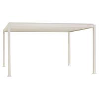 Pavillon Mirador ca. 400x250 cm Weiß - Weiß, MODERN (400/250/300cm) - Gardenson