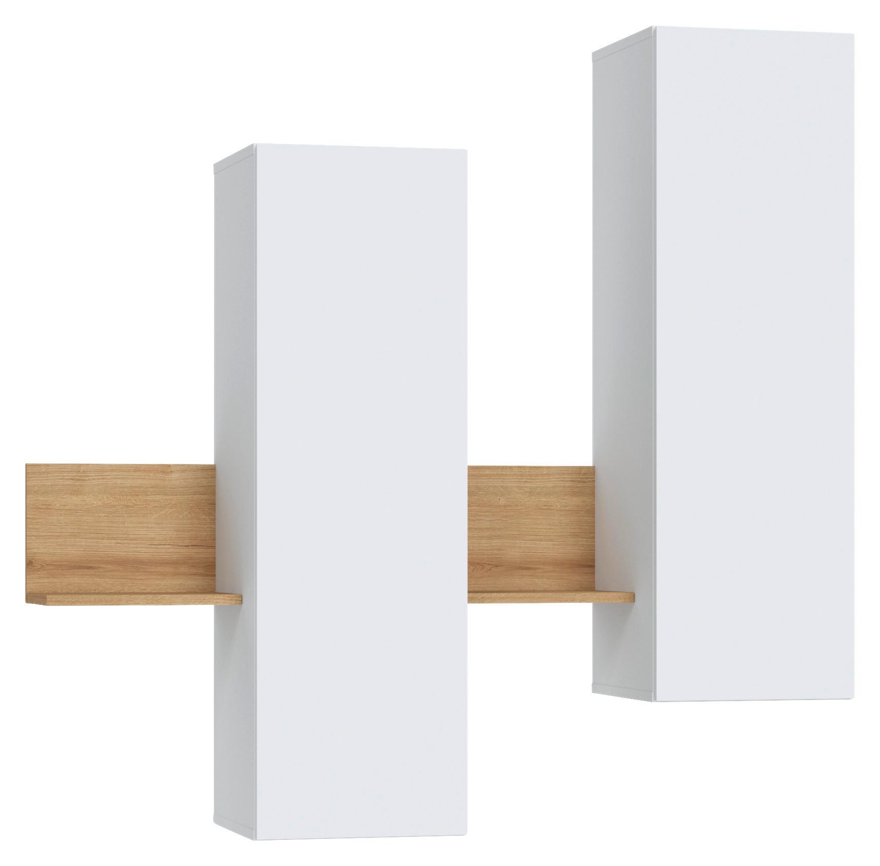 Zidni Element Marsala - Moderno, drvni materijal (125,7/34,6/125cm) - Modern Living