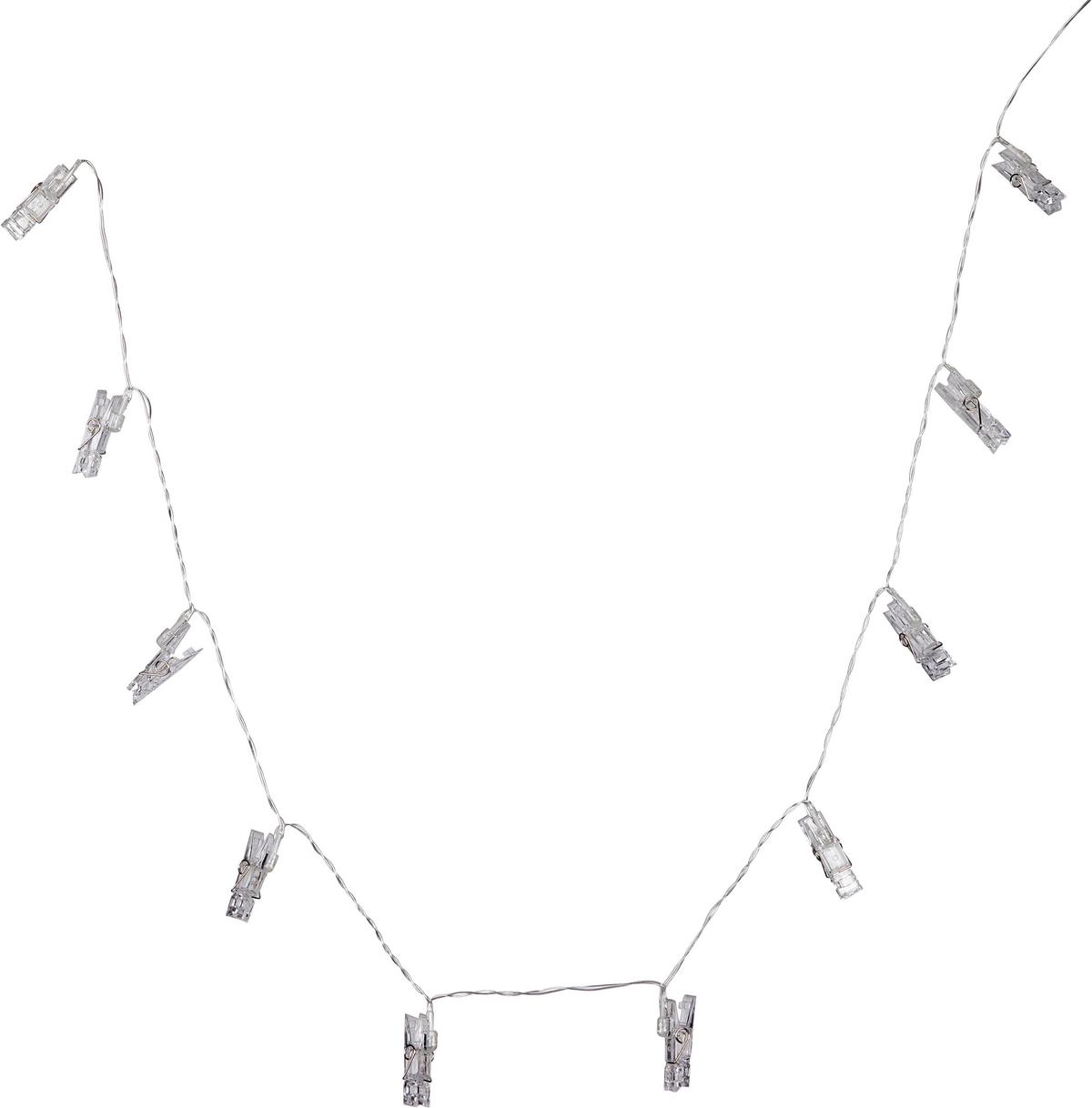 Fényfüzér Lom Kb. 185cm - áttetsző, Konventionell, műanyag (185cm) - Modern Living