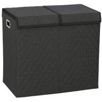 Košara Za Perilo Oxford 2 - črna, Moderno, kovina/karton (58/33/41cm) - Mömax