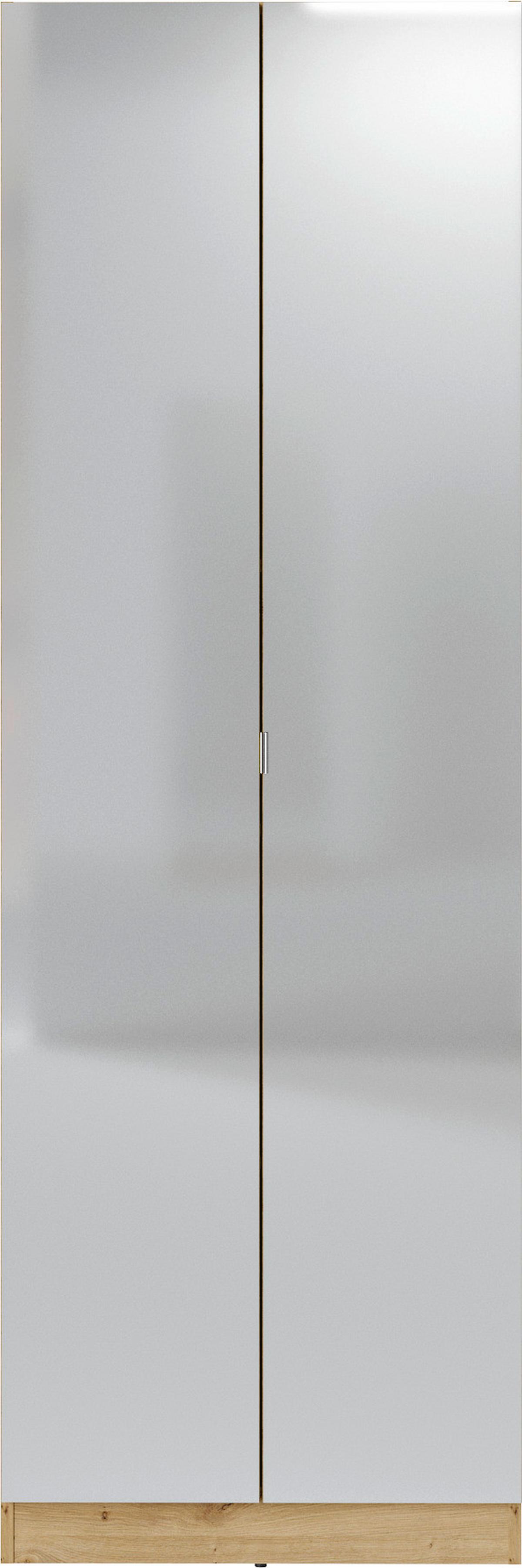 Dulap multifuncțional LENA - stejar Artisan, Trend, sticlă/material pe bază de lemn (65/195,5/33cm) - Modern Living
