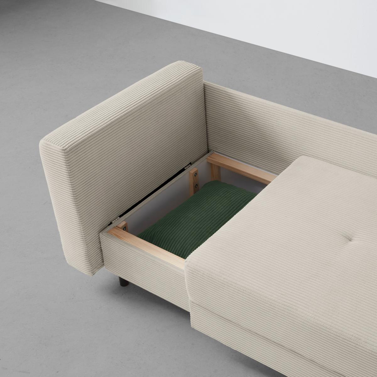 Liege Nova Beige - Beige/Schwarz, MODERN, Holz/Textil (85/62/145cm) - Mömax