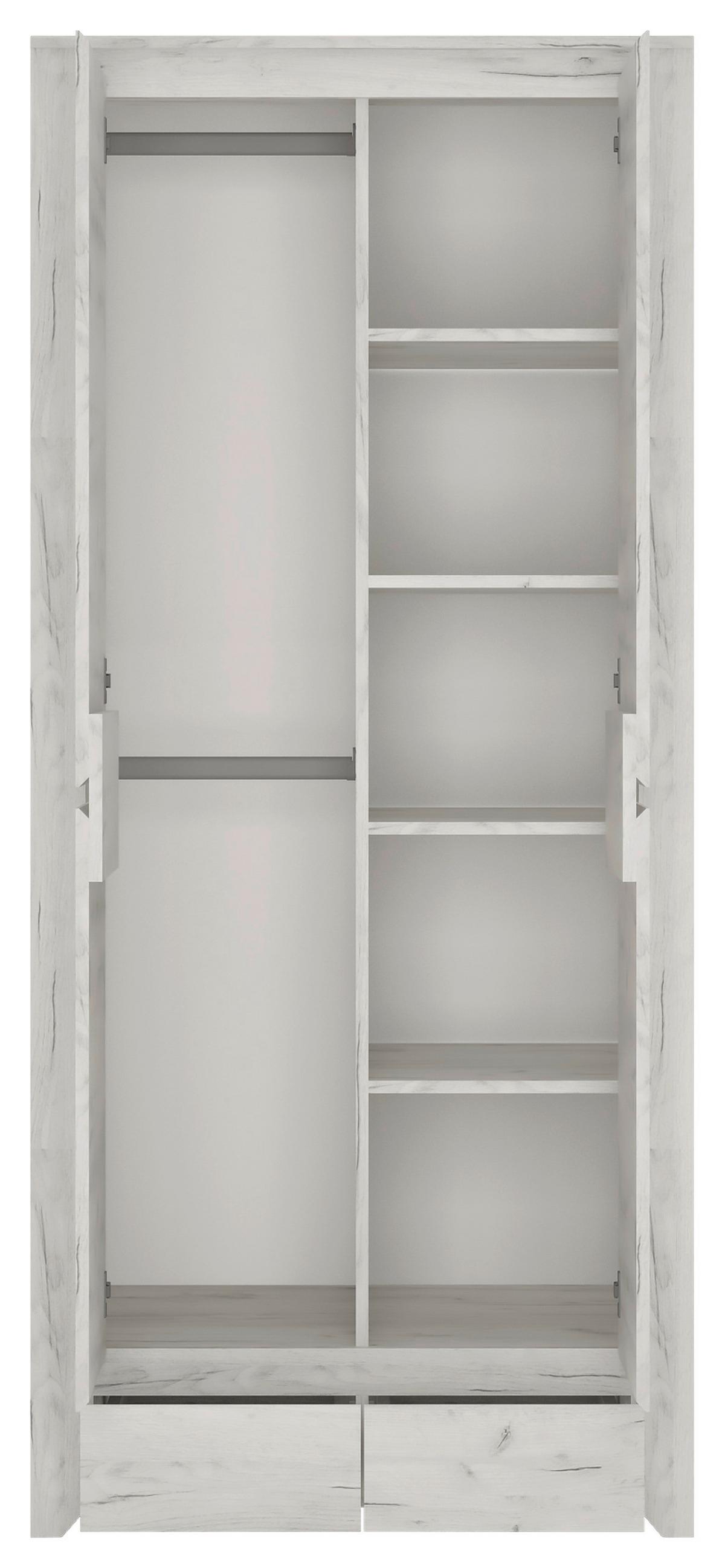 Ormar S Klasičnim Vratima Angel - boje hrasta, Moderno, drvni materijal (84/190,5/58,2cm)