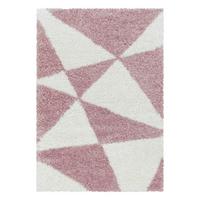 Hochflorteppich Tango Rosa ca. 280x370cm - Rosa, Design, Textil (280/370cm)