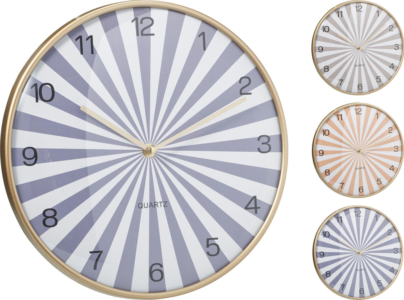 Falióra Eva - gyöngyház/homokszínű, műanyag (30/4,3cm)