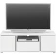 TV-Element Weiß - Alufarben/Weiß, MODERN, Holzwerkstoff/Kunststoff (120/40/43cm) - Mömax modern living TV-Element Weiß - Alufarben/Weiß, MODERN, Holzwerkstoff/Kunststoff (120/40/43cm) - Mömax modern living