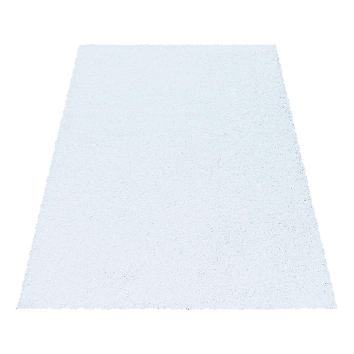 Hochflorteppich Sydney Weiß ca. 200x290cm - Weiß, Basics, Textil (200/290cm)