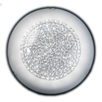 Led Mennyezeti Lámpa 1011/plg Brill - krómszínű/átlátszó, Design, üveg/fém (50/50/13cm)