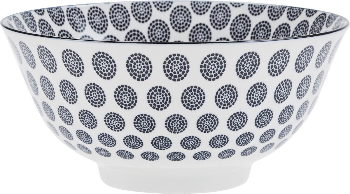 Mélytányér Shiva - fekete/fehér, Lifestyle, kerámia (21/8cm) - Modern Living