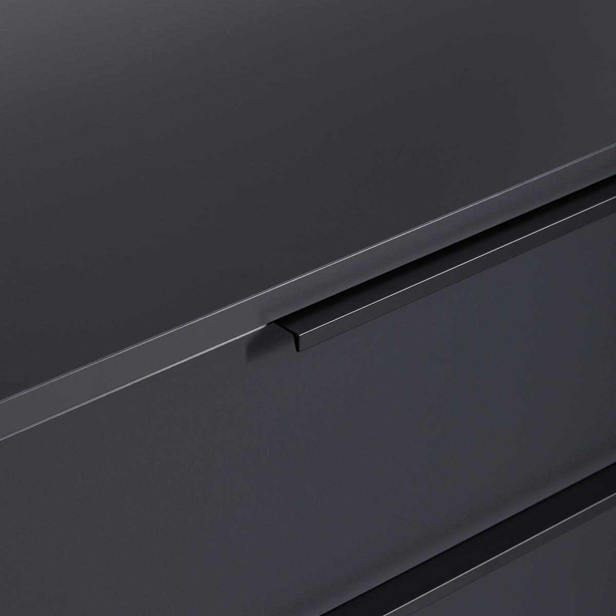 Lowboard in Anthrazit - Anthrazit, Modern (216/67cm) - Premium Living