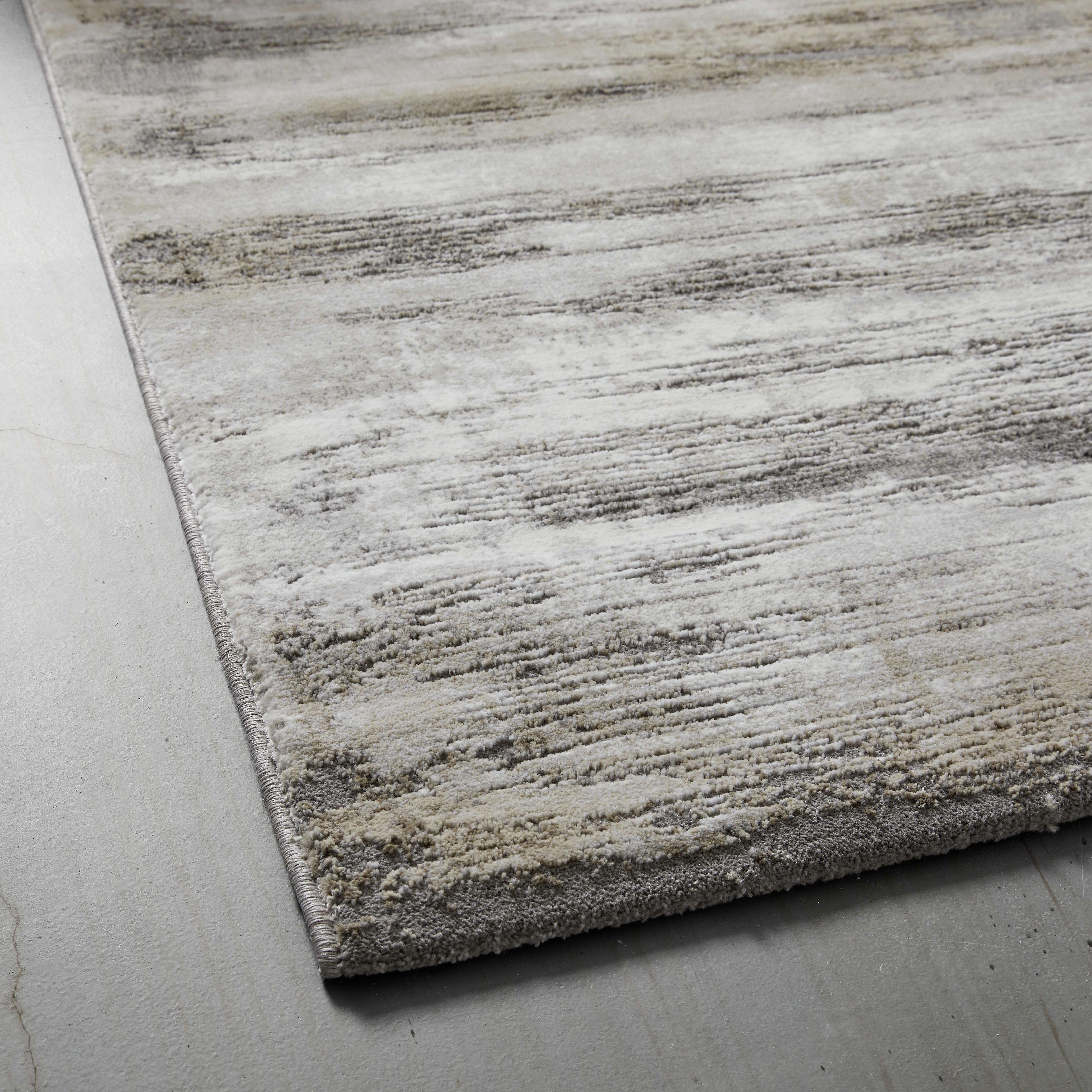VÄVD MATTA OXFORD 2 - beige/grå, Basics, textil (120/170cm) - Mömax