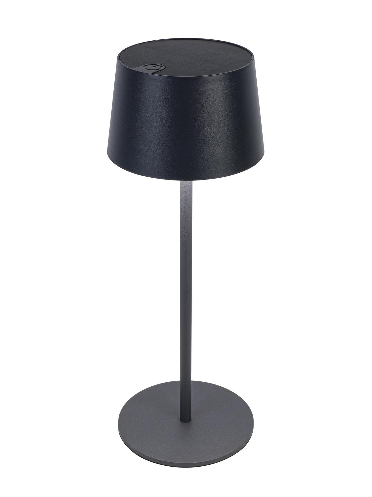 Solarleuchte Zitz Anthrazit max. 1,2 Watt - Anthrazit, KONVENTIONELL, Kunststoff (9/25cm) - Mömax