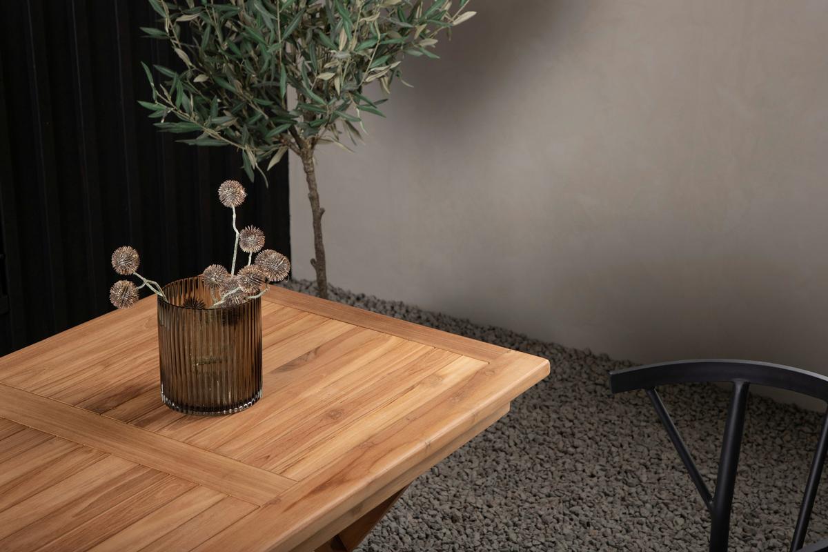 Gartentisch Kenya ca. 120x70x75 cm Teakholz - Teakfarben, KONVENTIONELL, Holz (120/70/75cm) - Gardenson