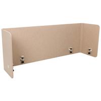 Pregradna Stena Flexmiut U, Bež - bež, Basics, kovina/umetna masa (160/40/2cm) - MID.YOU