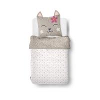 Lenjerie de pat Cat Funny cca. 140x200/50x70 cm - multicolor, Modern, textil (140/200cm)
