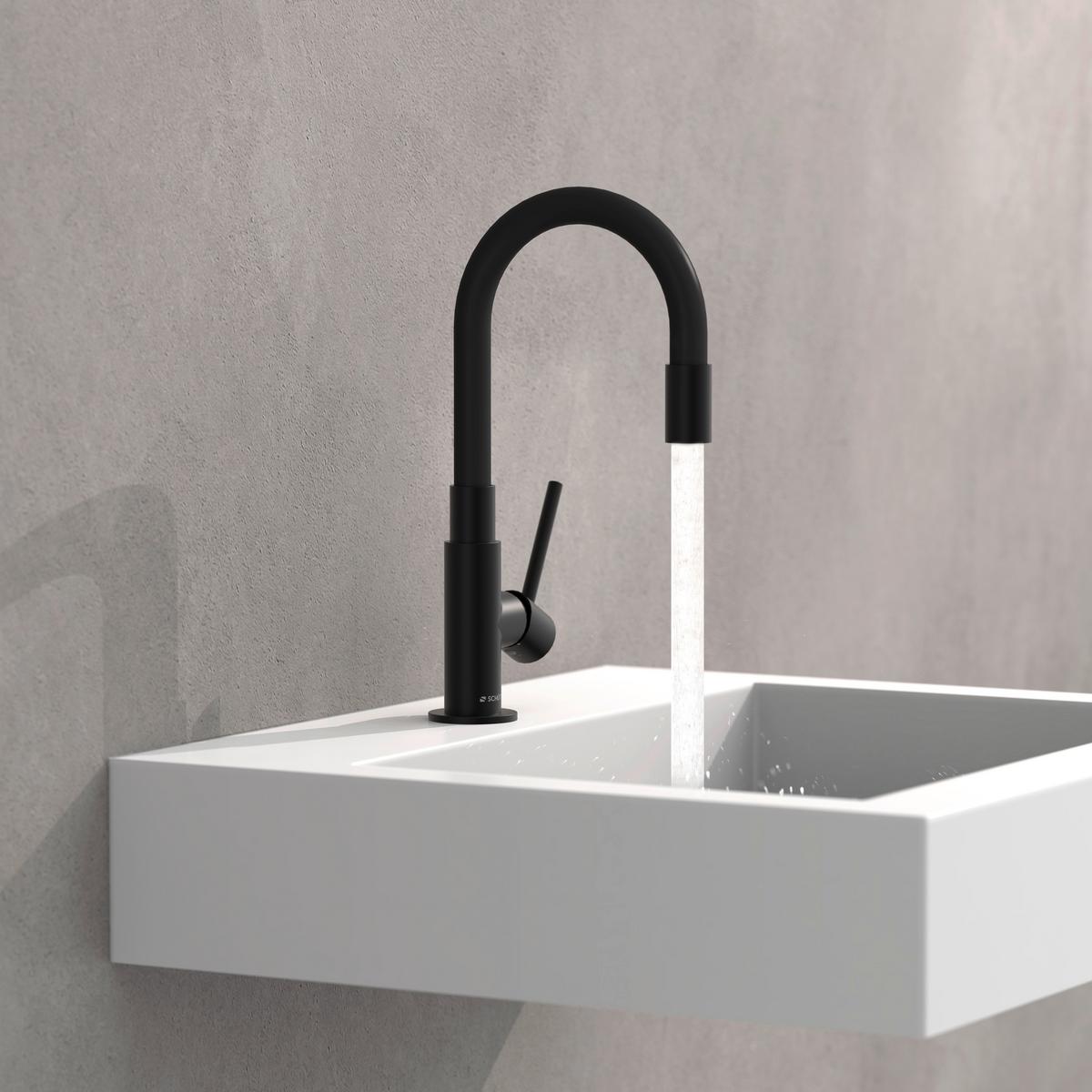 Konyhai Csaptelep Glasgow - fekete, fém (25/20/5cm) - Mömax