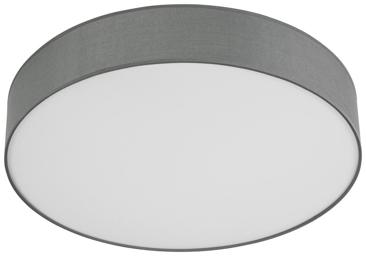 LAMPA SUFITOWA LED CHRISTINA - biały/szary, Trend, tworzywo sztuczne/metal (60/11cm) - Novel
