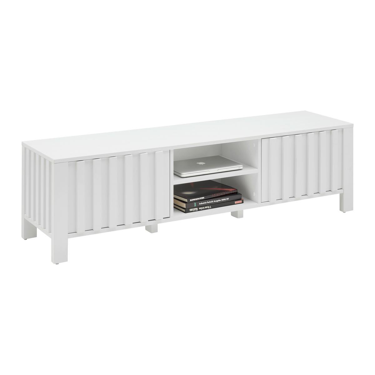 Lowboard Elara Weiß - Weiß, MODERN, Holzwerkstoff (150/42/40cm) - Mömax
