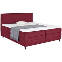 Boxspring Krevet Kleopatra - crvena, Konvencionalno, drvni materijal/tekstil (180/200cm) - Modern Living