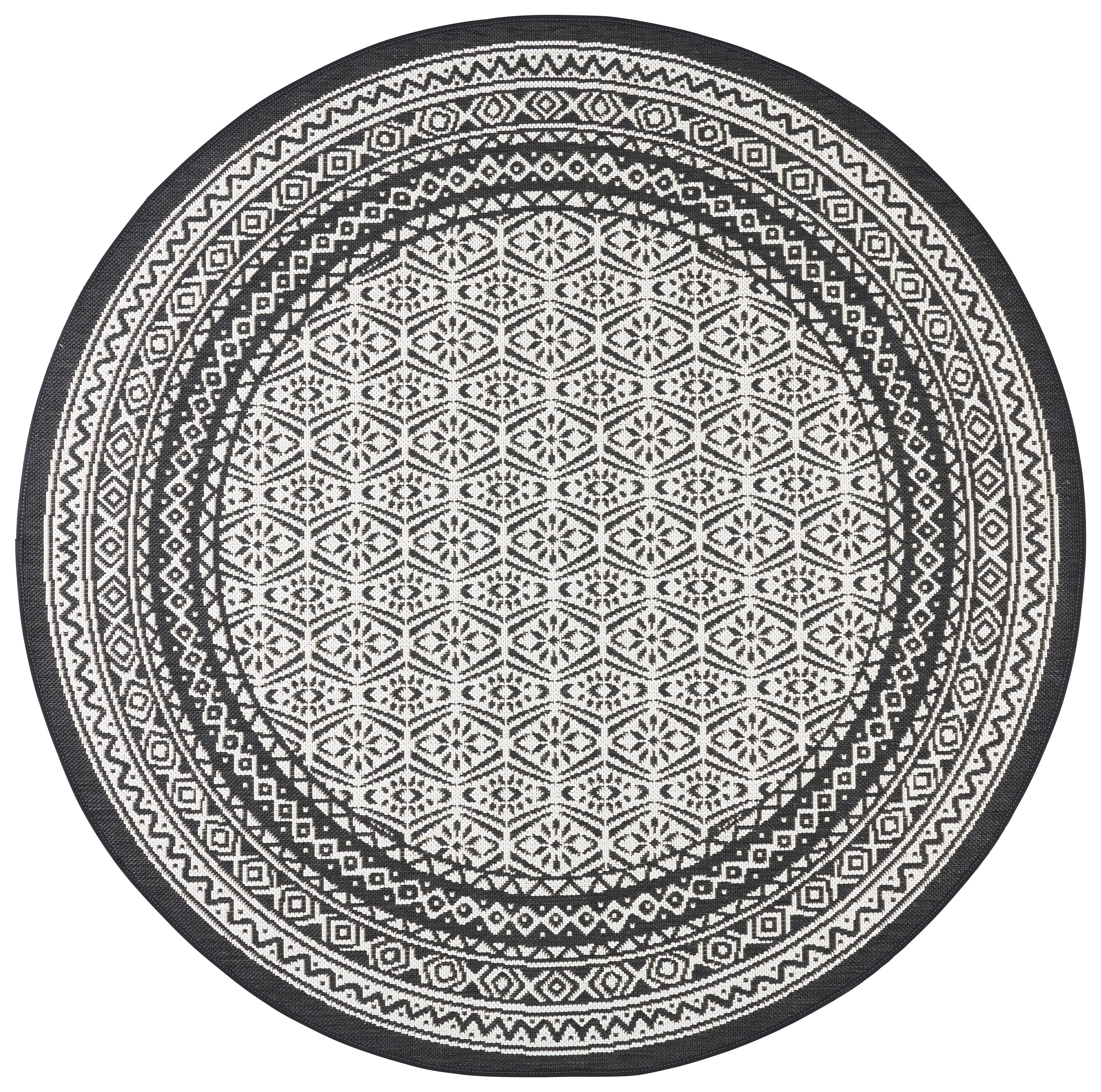 Tepih Niskog Tkanja Arizona - crna, Modern, tekstil (160cm) - Modern Living
