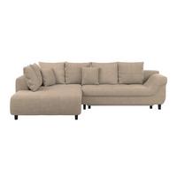 Colțar MENDOZA - bej, Design, textil (197/309cm) - Modern Living