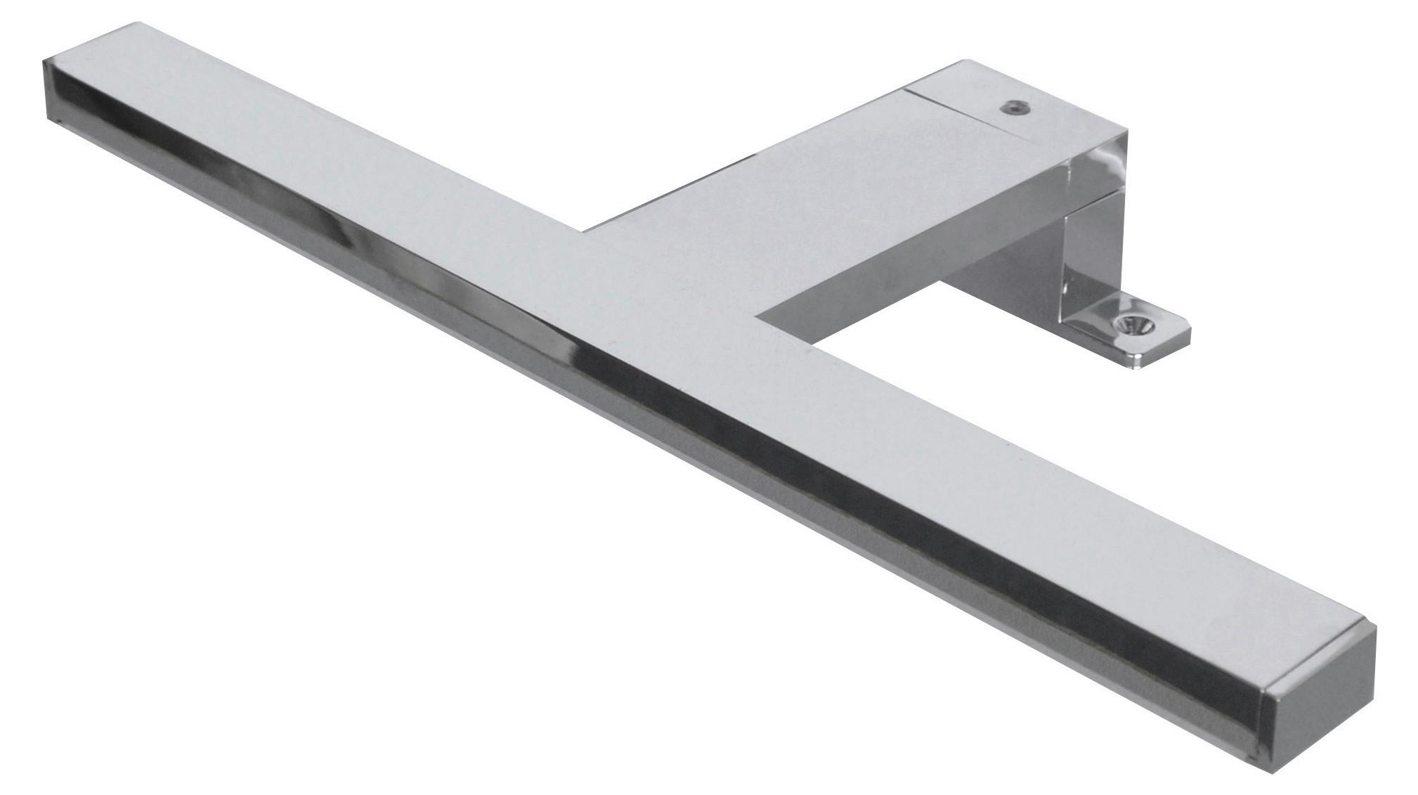 Aufbauleuchte LED in Chromfarben - Chromfarben, Basics, Metall (30/4/12,5cm) - MID.YOU