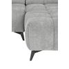 Wohnlandschaft Melbourne Grau - grå/svart, Modern, metall/trä (285/75-103/182cm) - Based