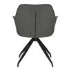 STOL MED ARMSTÖD NOVA - grön/svart, Modern, metall/textil (64/85/62cm) - Mömax