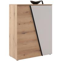 Comodă VENEDIG NEW - cașmir/culoare lemn stejar, Modern, material pe bază de lemn (90/121,5/40cm) - Modern Living