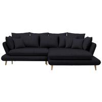 Coltar MONTE - negru, Romantik / Landhaus, lemn/textil (283/181cm) - Based
