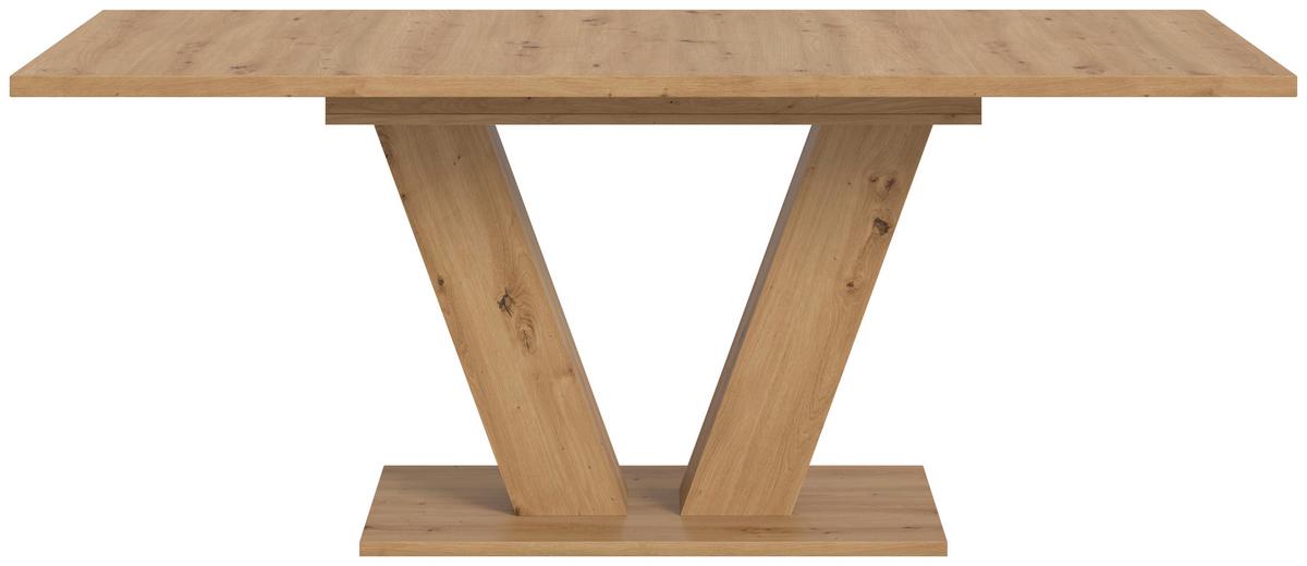 Ausziehtisch Marlon Eiche Artisan ca. 150-190/90/76 cm - Eiche Artisan, Trend, Holzwerkstoff (150-190/90/76cm)