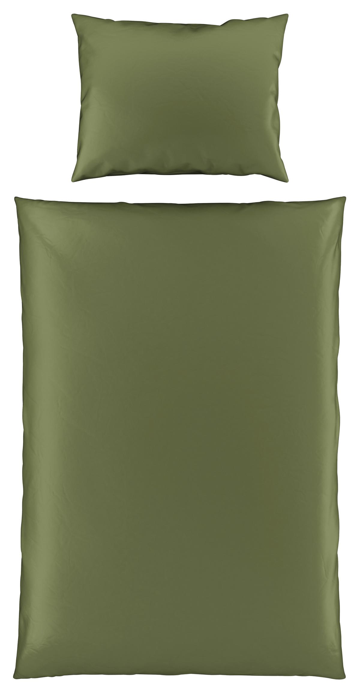 Posteljnina Alex Uni - olivno zelena , Moderno, tekstil (140/200cm) - Premium Living