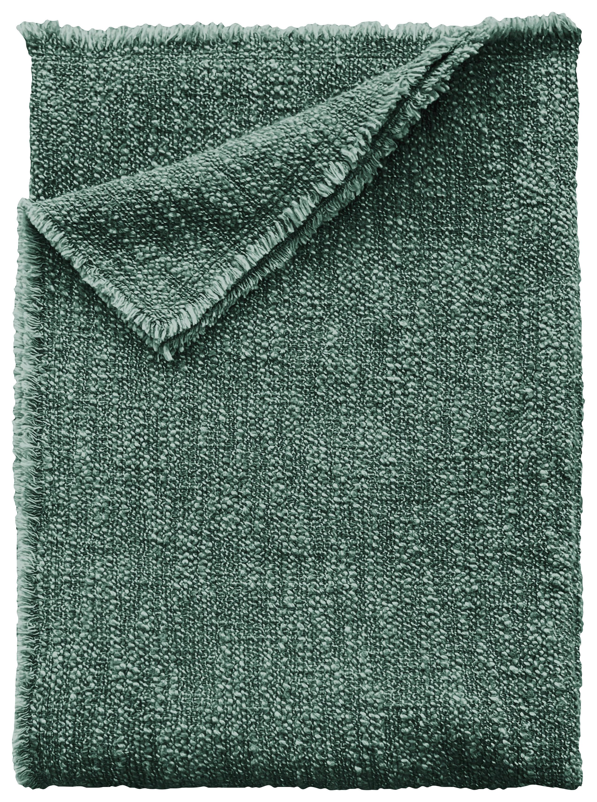 Decke Mila Grün Ca. 130x170cm - Grün, Modern, Textil (130/170cm) - Modern Living