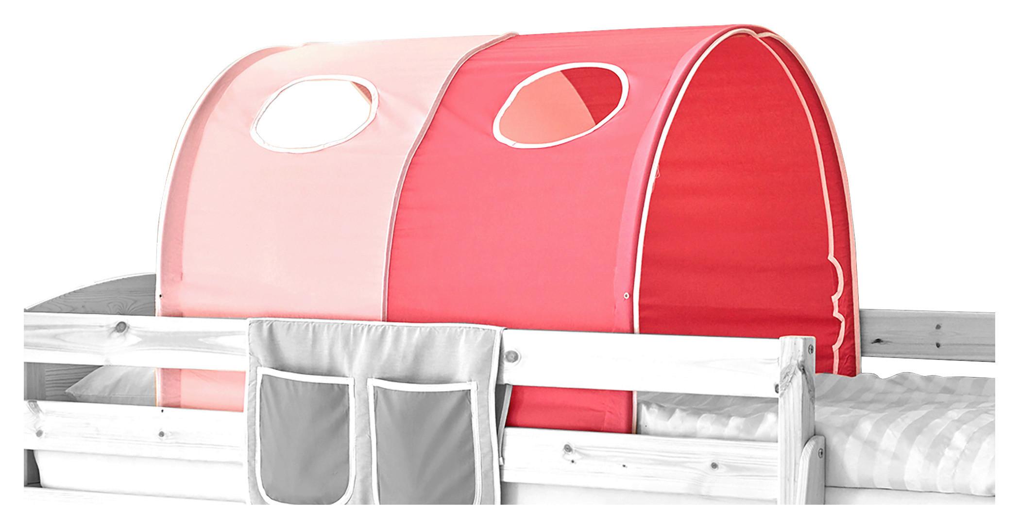 Tunnelset "Tunnelset", rosa/hellrosa - Hellrosa/Rosa, KONVENTIONELL, Textil/Metall (100/73/87cm) - MID.YOU