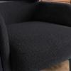 STOL MED ARMSTÖD CHLOE - svart, Modern, metall/textil (62/79/59,5cm) - Bessagi Home