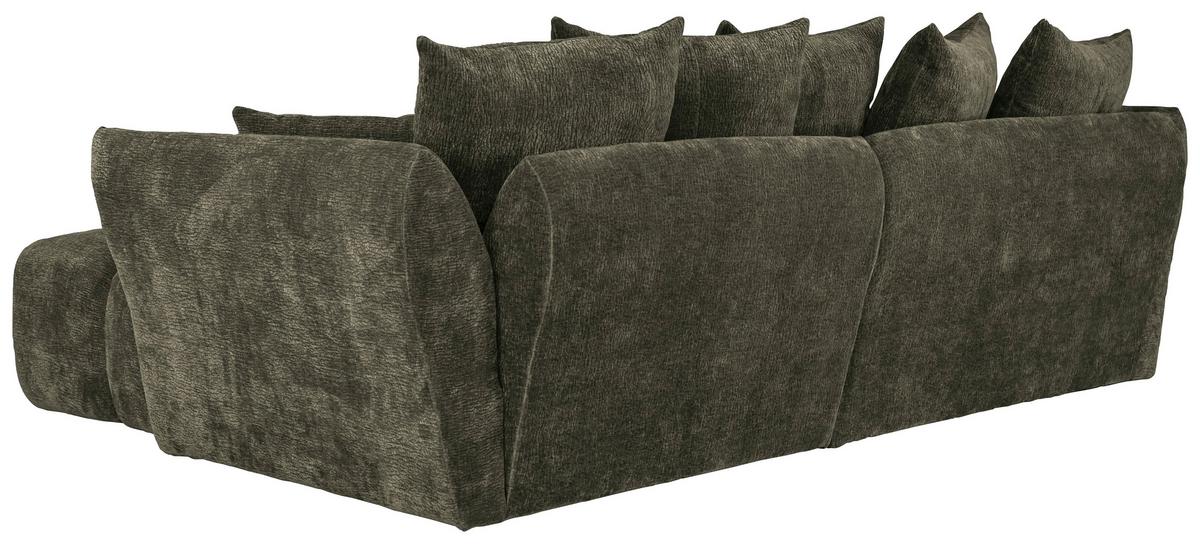 Kutna Garnitura Cammellio - zelena/crna, Moderno, tekstil (296/189cm) - Mömax