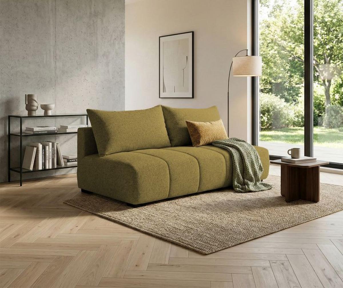 Trosjed Na Razvlačenje Wind - prljavo ružičasta/crna, Design (214/73-94/100cm) - Modern Living