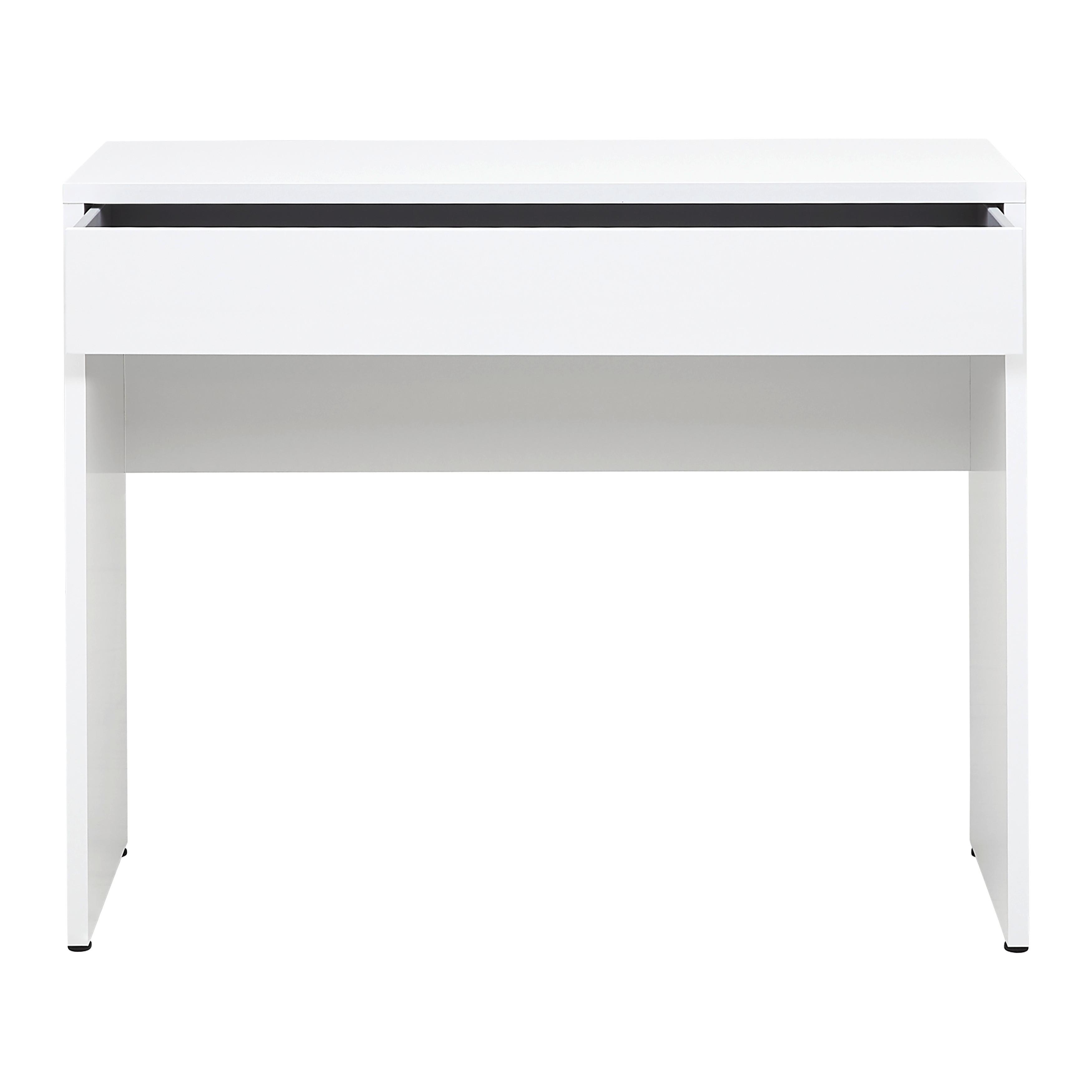 SKRIVBORD ESPRESSO - vit, Modern, trämaterial (100/81,4/40,5cm) - Mömax