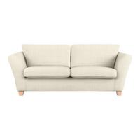 3-Sitzer-Sofa Devado Beige Cord - Beige/Naturfarben, Holz/Textil (216/70-85/95cm) - Mömax