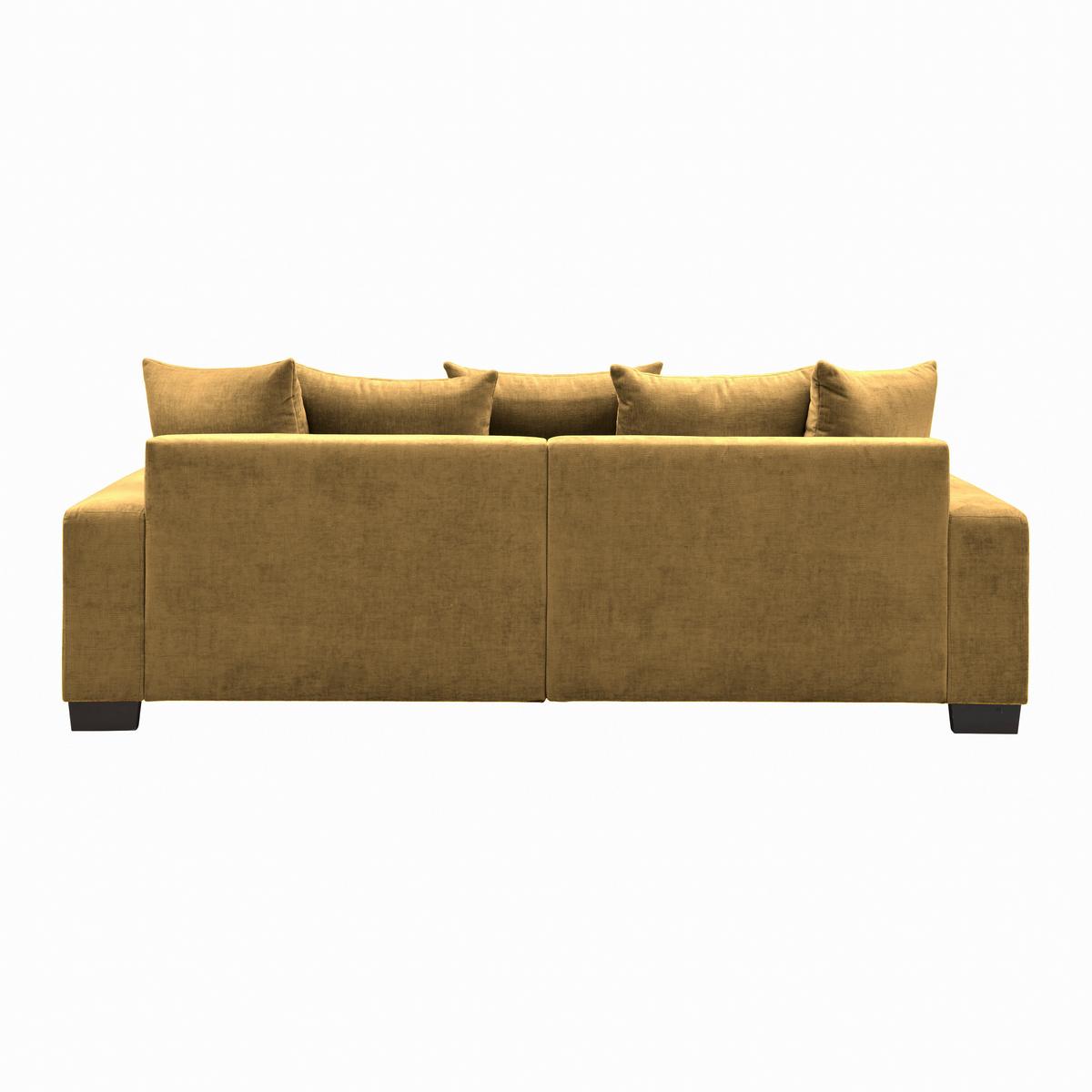 Bigsofa Matteo Honigfarben - Schwarz/Honig, MODERN, Holz (246l) - Based