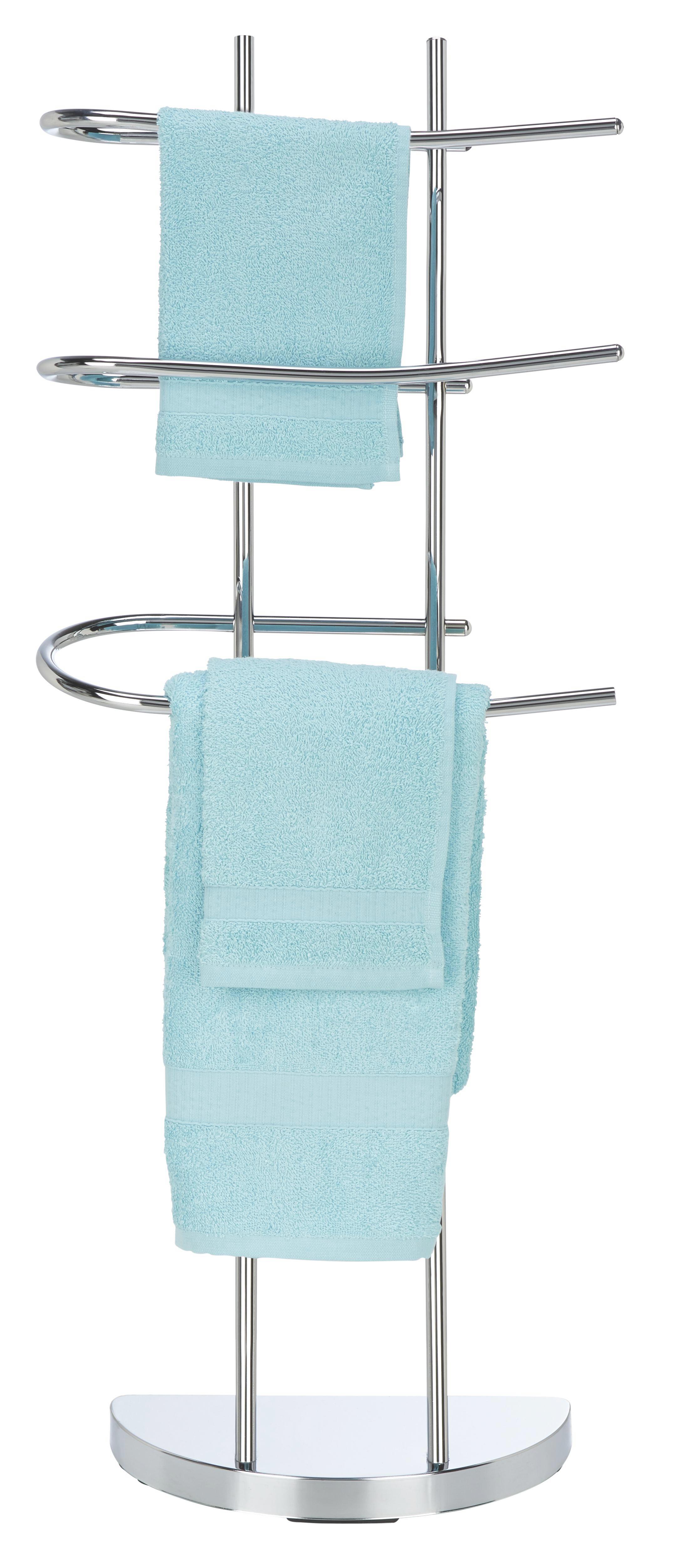 Handtuchhalter Chromfarben - Metall (41/101/29cm) - Mömax modern living