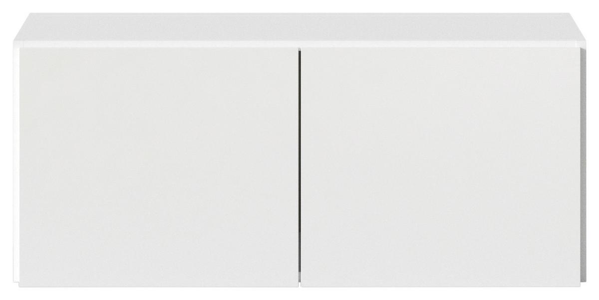 Nastavak Ormara Max - bijela/bijela visoki sjaj, Konvencionalno, drvni materijal (91/39/54cm) - Modern Living