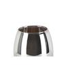BORDSLAMPA BLACKO - kromfärg/svart, Modern, metall/glas (12,5/18cm) - Modern Living