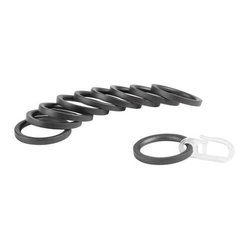 Ringset für Brush in Dunkelgrau - MODERN, Metall (16/20cm) - Premium Living