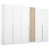 Ormar S Klasičnim Vratima Lamella - bijela/hrast Artisan, Moderno, drvni materijal/metal (271/210/54cm) - Modern Living