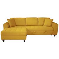 Kutna Garnitura Moritz - boje senfa, Trend, tekstil (155/265cm) - Modern Living