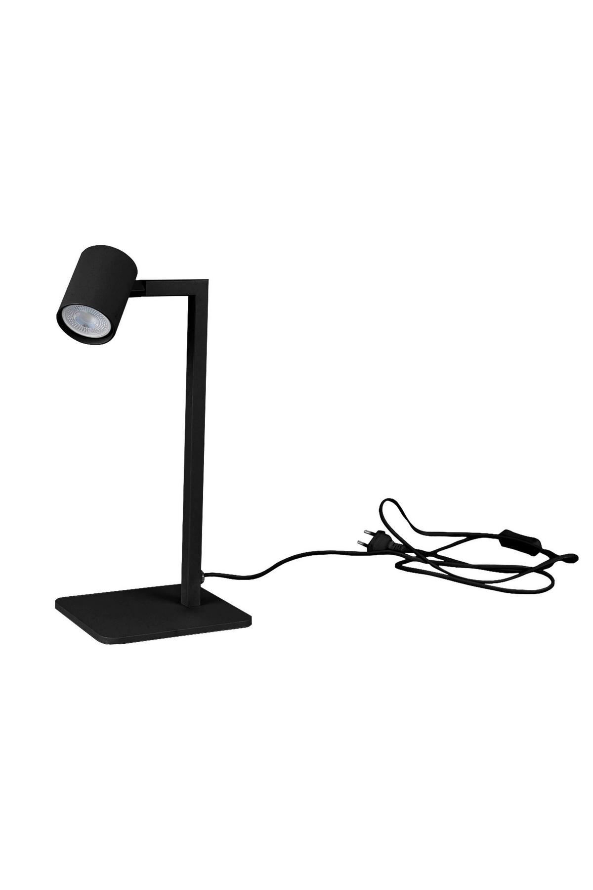 Schreibtischleuchte Lp-731/1t Bk - Schwarz, Design, Metall (35/14/17cm)
