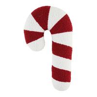 Zierkissen Jolly Rot/Weiß ca. 25x45cm - Rot/Weiß, Textil (25/45cm) - Mömax