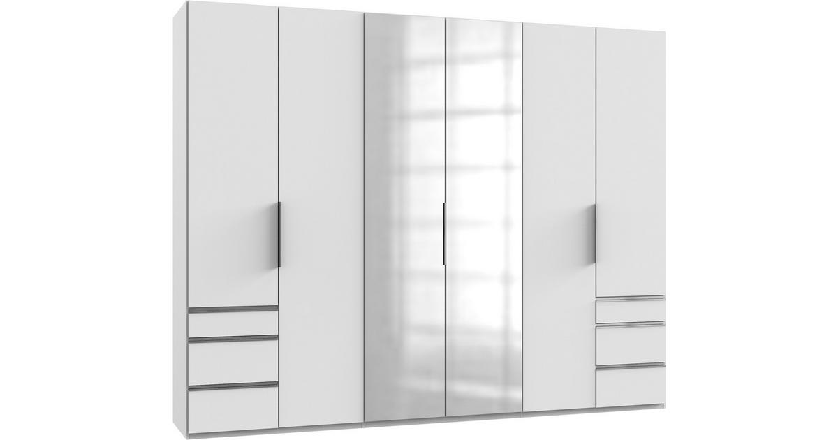 Drehtürenschrank Level 36A mit Spiegel ca. 300 cm Weiß online kaufen ➤ mömax