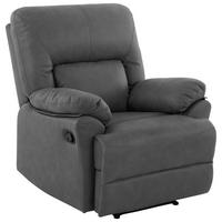 Počivalnik Clara, Siva - siva/črna, Konvencionalno, kovina/tekstil (89/99.5/94cm) - Livetastic